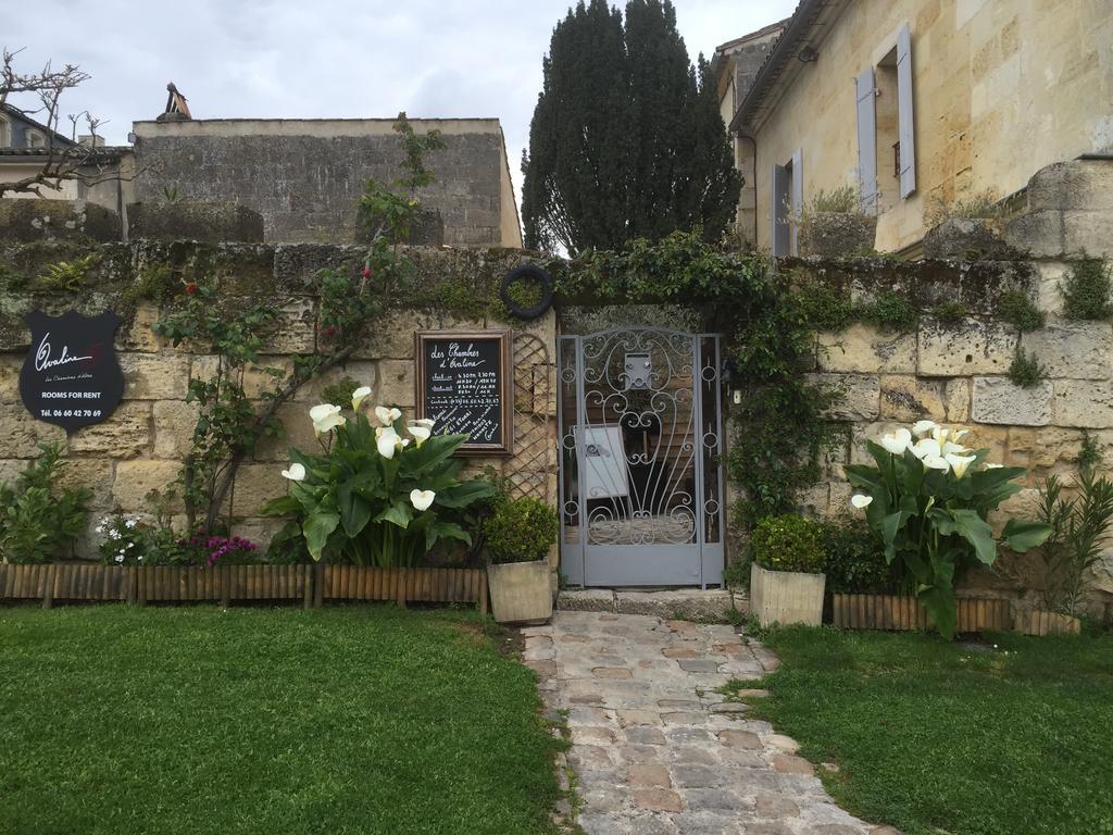 Les Chambres D'Ovaline Saint-Émilion Exteriör bild